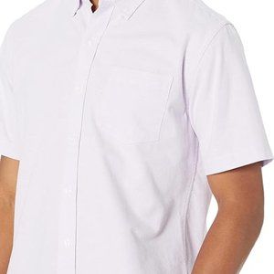 NEW Men's Regular-Fit Short-Sleeve Pocket Oxford Shirt
